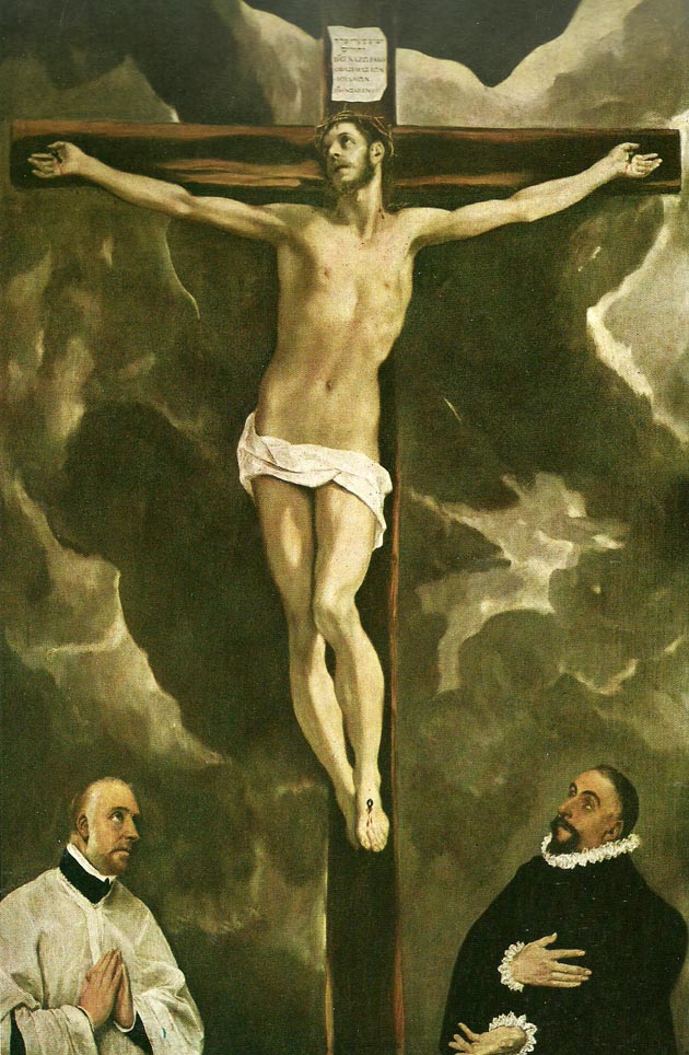 christ on the cross